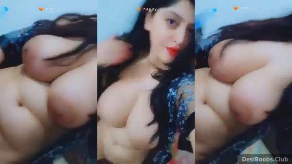 600px x 337px - Indian big boobs tiktok model nude selfie video released!