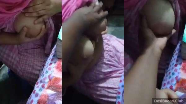 Desi big boobs pressed of Muslim girl by teacher - Porn mms
