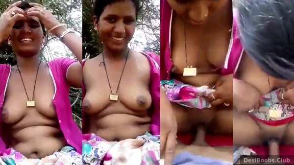 Marathi hot boobs bhabhi outdoor sex with BF - Zavazavi mms