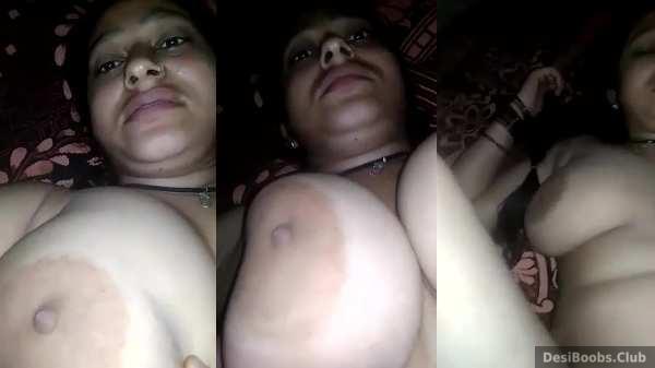 Haryana Big Boob Sex Video - Indian big boobs MILF secret sex with lover at night - MMS