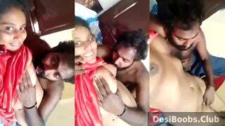 Bengali village wife boobs sucked and pussy licked by BF