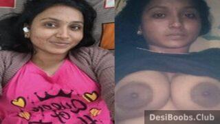 Tamil big tits girl sex nude selfie video for boyfriend