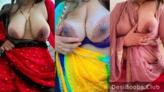 Big boobs MILF bhabhi xxx selfie mms in sexy saree
