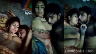 Newly married bhabhi big boob sucked by devar sex mms