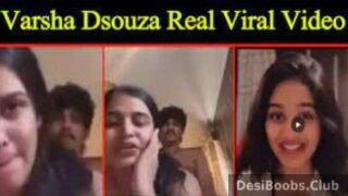 Varsha Dsouza viral nude sex mms video with Dora Sai
