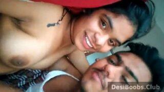 Haryana couple enjoying boobs sucking sex