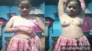 Lusty dehati callgirl with hot boobs