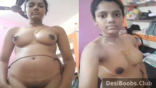 Naked Tamil housewife with hot tits