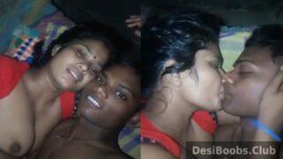 Mallu boy sucking big desi boobs of sexy maid