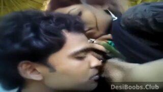 Desi boyfriend sucking big milky boobs of gf