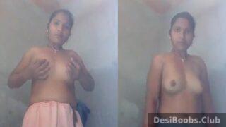 Nude video of sexy tits village Tamil aunty